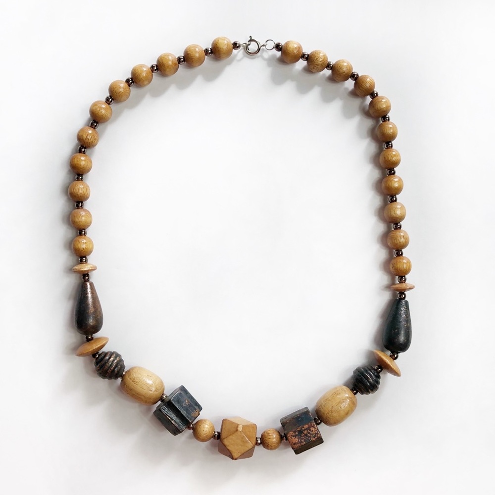 Wooden Beaded Necklace
